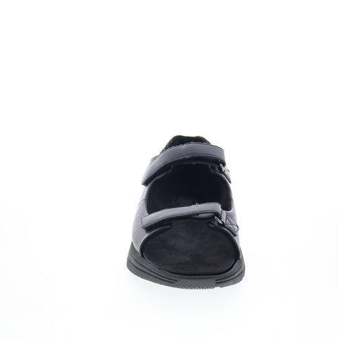 Drew Shasta 17206-12 Womens Black Wide Synthetic Slides Sandals Shoes