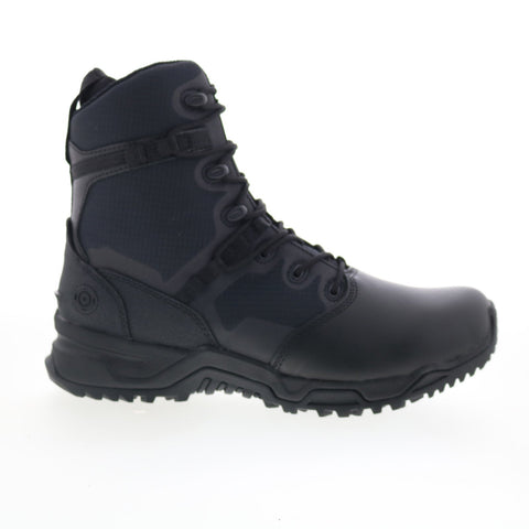 Original Swat Alpha Fury 8" Polishable Toe Side-Zip EN Mens Black Wide Boots