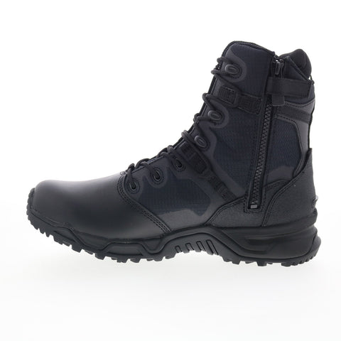 Original Swat Alpha Fury 8" Polishable Toe Side-Zip EN Mens Black Wide Boots