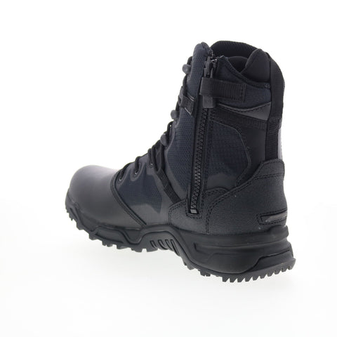 Original Swat Alpha Fury 8" Polishable Toe Side-Zip EN Mens Black Boots