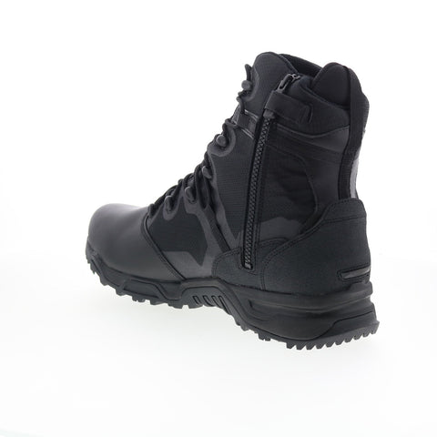 Original Swat Alpha Fury 8” Polishable Toe Side-Zip WP Mens Black Boots
