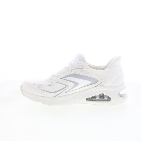 Skechers Tres Air Uno EZ-Glide 177408 Womens White Lifestyle Sneakers Shoes