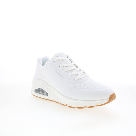 Skechers Uno Envy Pointed Bliss 177480 Womens White Lifestyle Sneakers Shoes