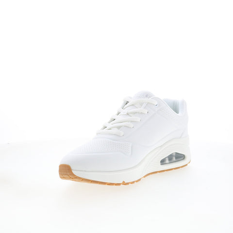 Skechers Uno Envy Pointed Bliss 177480 Womens White Lifestyle Sneakers Shoes