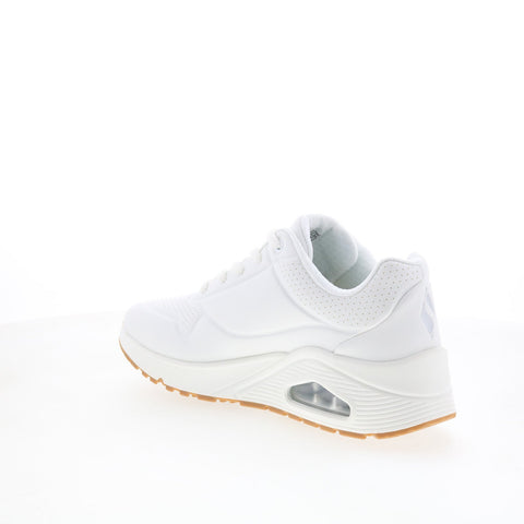 Skechers Uno Envy Pointed Bliss 177480 Womens White Lifestyle Sneakers Shoes