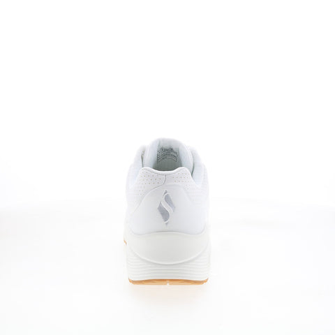 Skechers Uno Envy Pointed Bliss 177480 Womens White Lifestyle Sneakers Shoes