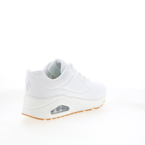 Skechers Uno Envy Pointed Bliss 177480 Womens White Lifestyle Sneakers Shoes
