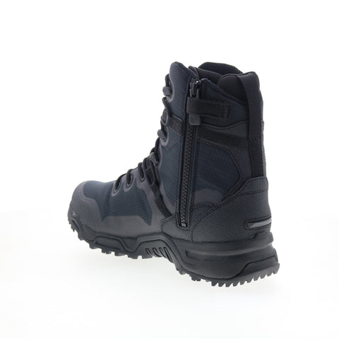 Original Swat Alpha Fury 8“ Side-Zip EN 177501 Mens Black Wide Tactical Boots