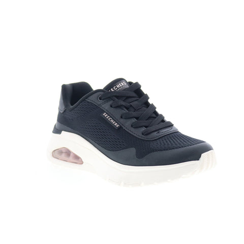 Skechers UNO Flex - Spring On Air Womens Black Lifestyle Sneakers Shoes