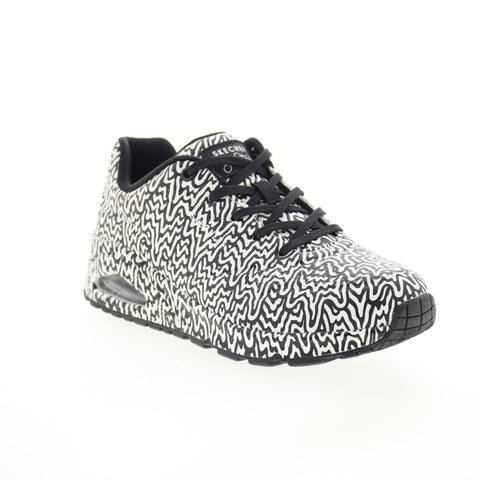 Skechers Uno Infinite Drip Jen Stark Womens Black Lifestyle Sneakers Shoes