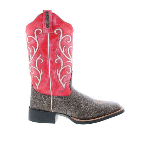 Bottines Western Femme Jama Old West Bottes Western Femme Jama Old West - Cuir Marron - Tige Courte - Fermeture Zip - Modèle 18160 Bottes Cowboy Marron