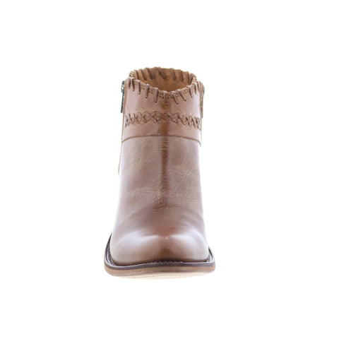 Jama Old West Leather Upper 18151 Womens Brown Leather Western Boots