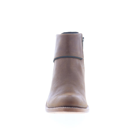 Jama Old West Leather Upper 18160 Womens Brown Cowboy Western Boots