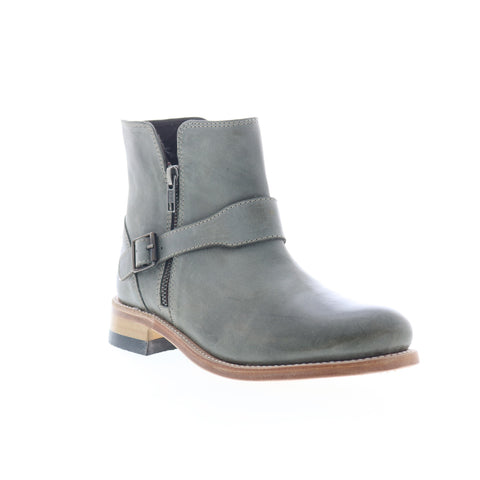Jama Old West Leather Upper 18163 Womens Green Cowboy Western Boots