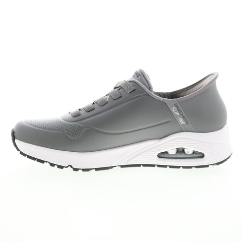 Skechers Uno Easy Air 183005 Mens Gray Synthetic Lifestyle Sneakers Shoes