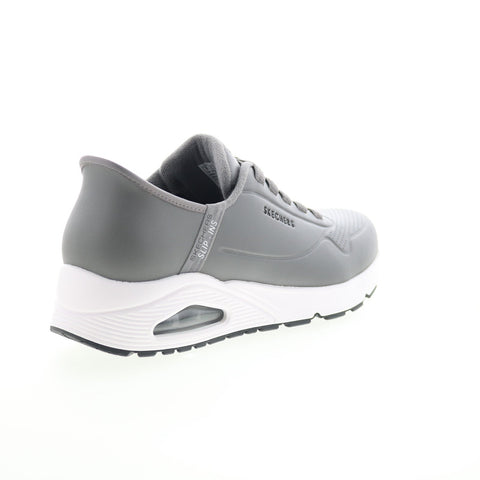 Skechers Uno Easy Air 183005 Mens Gray Synthetic Lifestyle Sneakers Shoes