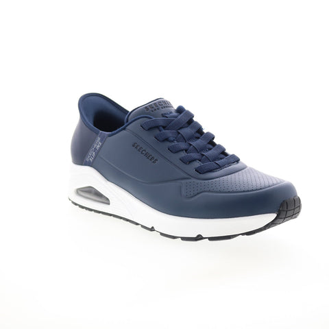 Skechers Uno Easy Air 183005 Mens Blue Synthetic Lifestyle Sneakers Shoes