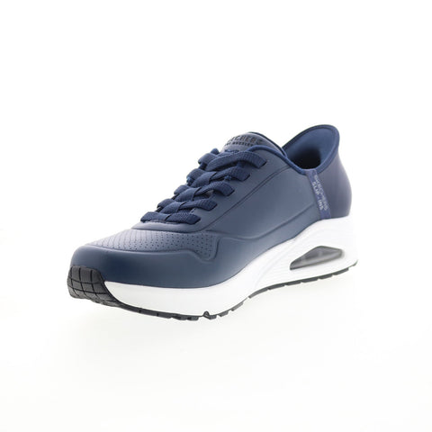 Skechers Uno Easy Air 183005 Mens Blue Synthetic Lifestyle Sneakers Shoes