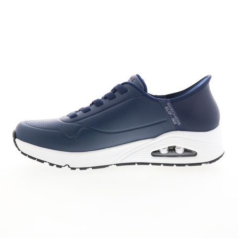 Skechers Uno Easy Air 183005 Mens Blue Synthetic Lifestyle Sneakers Shoes