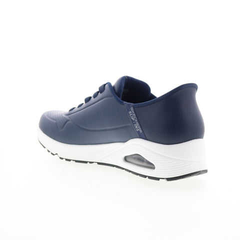 Skechers Uno Easy Air 183005 Mens Blue Synthetic Lifestyle Sneakers Shoes