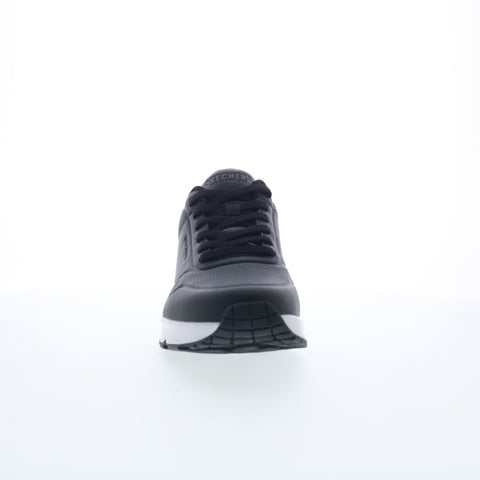 Skechers Uno - Tailored Air 183007-BKW Mens Black Lifestyle Sneakers Shoes