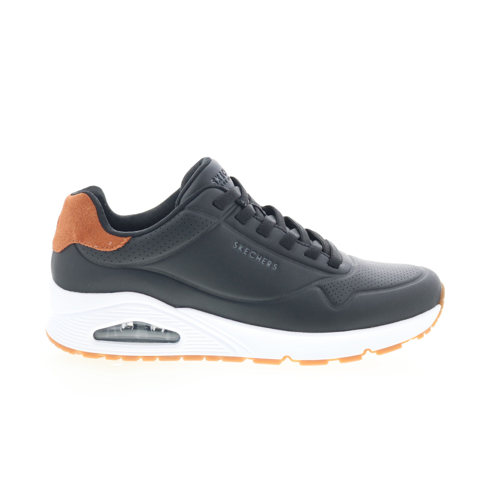 Skechers Uno - Tailored Air 183007-BLK Mens Black Lifestyle