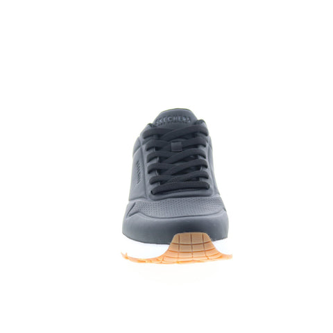 Skechers Uno - Tailored Air 183007-BLK Mens Black Lifestyle Sneakers Shoes