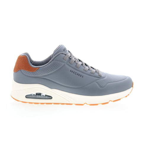 Skechers Uno - Tailored Air 183007-CHAR Mens Gray Lifestyle Sneakers Shoes