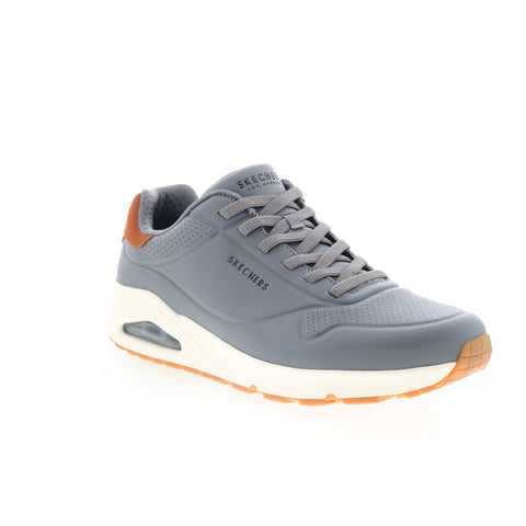 Skechers Uno - Tailored Air 183007-CHAR Mens Gray Lifestyle Sneakers Shoes