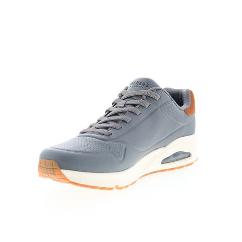 Skechers Uno - Tailored Air 183007-CHAR Mens Gray Lifestyle Sneakers Shoes