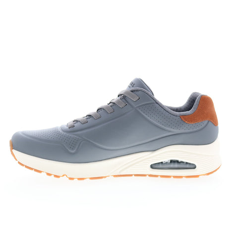 Skechers Uno - Tailored Air 183007-CHAR Mens Gray Lifestyle Sneakers Shoes