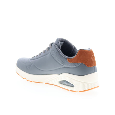 Skechers Uno - Tailored Air 183007-CHAR Mens Gray Lifestyle Sneakers Shoes