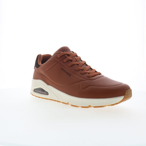 Skechers Uno - Tailored Air 183007-COG Mens Brown Lifestyle Sneakers Shoes