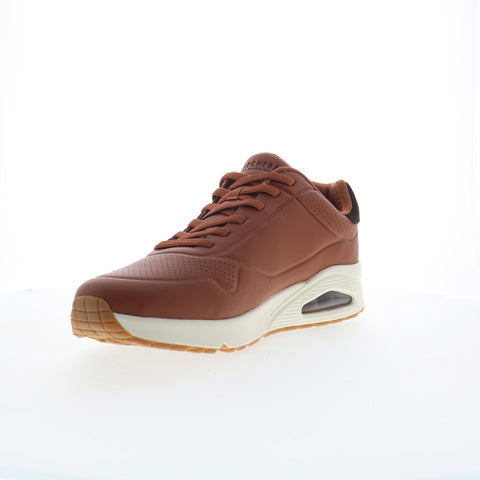 Skechers Uno - Tailored Air 183007-COG Mens Brown Lifestyle Sneakers Shoes