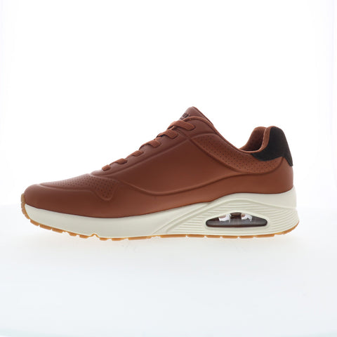 Skechers Uno - Tailored Air 183007-COG Mens Brown Lifestyle Sneakers Shoes