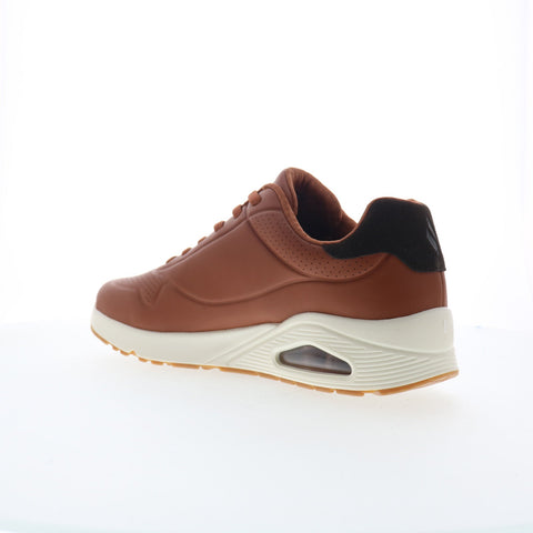 Skechers Uno - Tailored Air 183007-COG Mens Brown Lifestyle Sneakers Shoes
