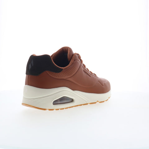 Skechers Uno - Tailored Air 183007-COG Mens Brown Lifestyle Sneakers Shoes