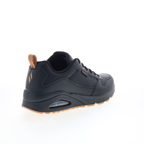 Skechers Uno - Alder 183012W-B Mens Black Wide Lifestyle Sneakers Shoes