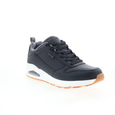Skechers Tres Air Uno Adler 183012 Mens Black Lifestyle Sneakers Shoes