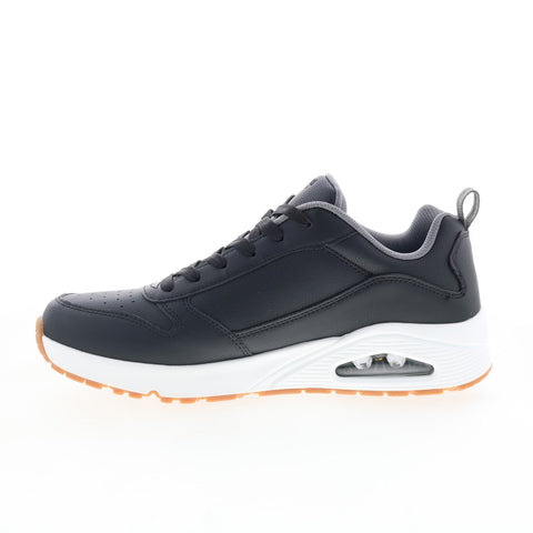 Skechers Tres Air Uno Adler 183012 Mens Black Lifestyle Sneakers Shoes