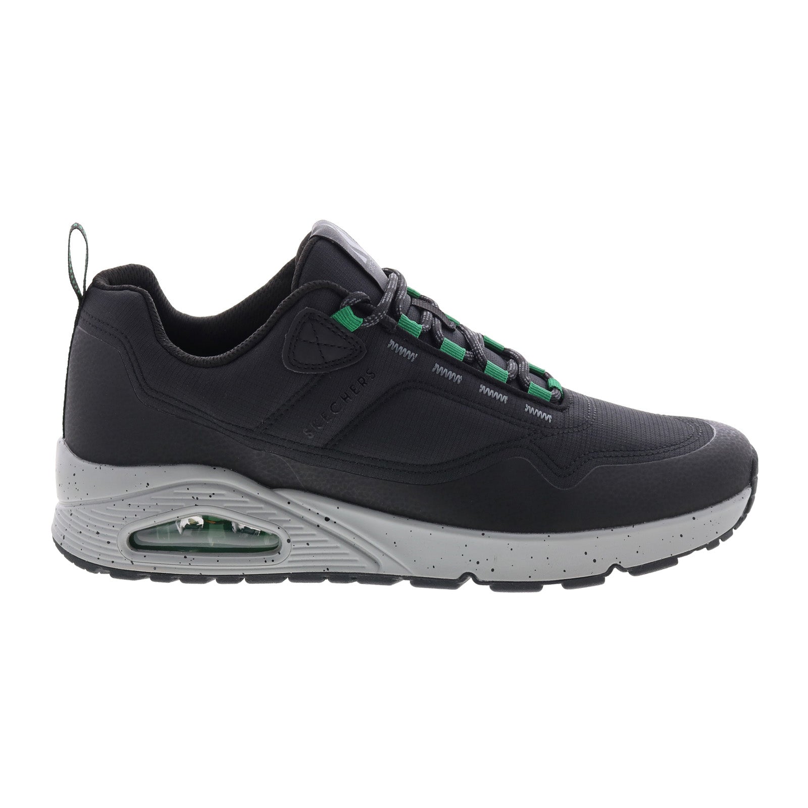 Skechers Men\'s Uno - Maverick Gorpcore Sneakers Air Cooled Memory Foam Size 10.5 Skechers Uno Maverick Gorpcore 183016 Mens Black Lifestyle  main image 2