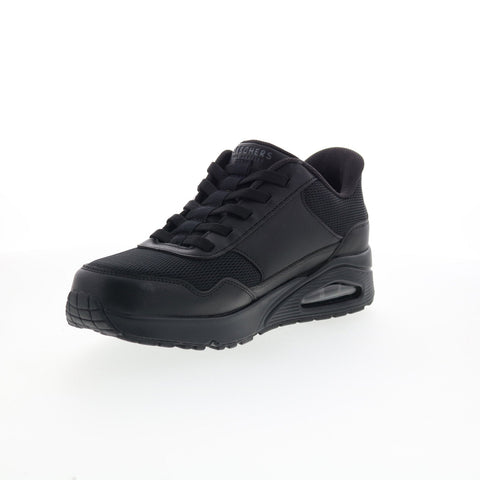 Skechers Uno - Banksia 183022-BBK Mens Black Lifestyle Sneakers Shoes