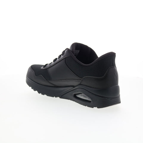 Skechers Uno - Banksia 183022-BBK Mens Black Lifestyle Sneakers Shoes