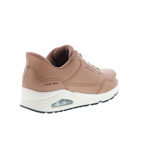 Skechers Slip-ins UNO - Banksia Luxe Mens Brown Lifestyle Sneakers Shoes