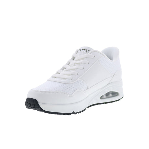 Skechers Slip-ins UNO - Banksia Luxe Mens White Lifestyle Sneakers Shoes