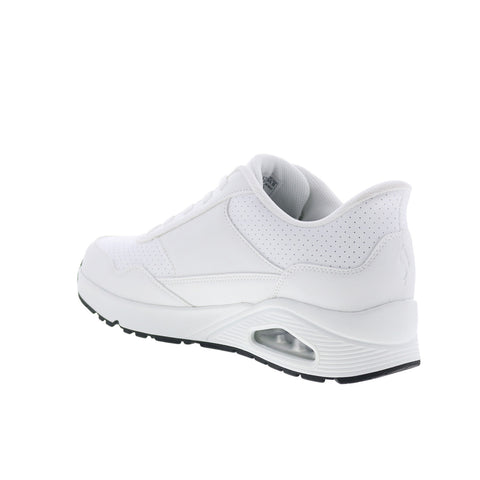 Skechers Slip-ins UNO - Banksia Luxe Mens White Lifestyle Sneakers Shoes