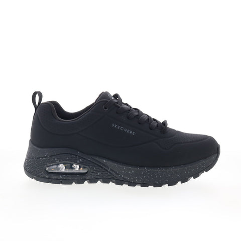Skechers Uno Rugged Wat-Air-Proof Mens Black Lifestyle Sneakers Shoes