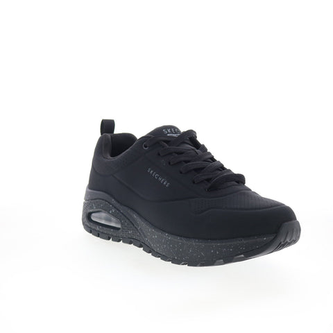 Skechers Uno Rugged Wat-Air-Proof Mens Black Lifestyle Sneakers Shoes