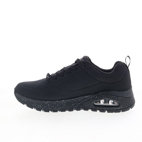 Skechers Uno Rugged Wat-Air-Proof Mens Black Lifestyle Sneakers Shoes