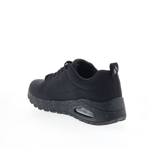 Skechers Uno Rugged Wat-Air-Proof Mens Black Lifestyle Sneakers Shoes